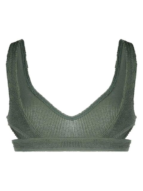 Bond-eye cut-out bikini top - Green - zdjęcie produktu nr 2