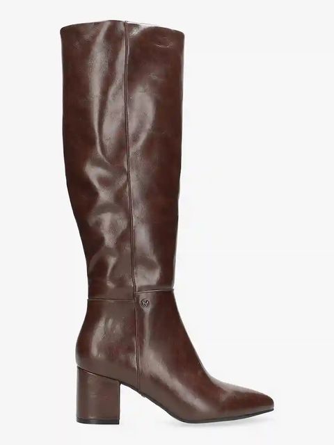 Mexx kozaki PLUCK MILA damskie kolor brązowy na słupku MI001800353W - zdjęcie produktu nr 1