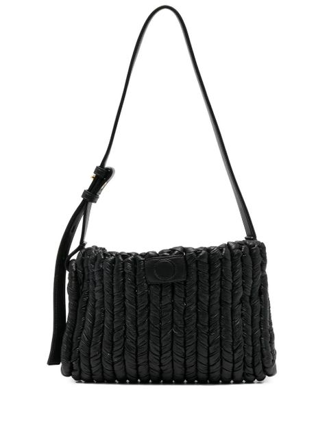 Nanushka woven shoulder bag - Black - zdjęcie produktu nr 1