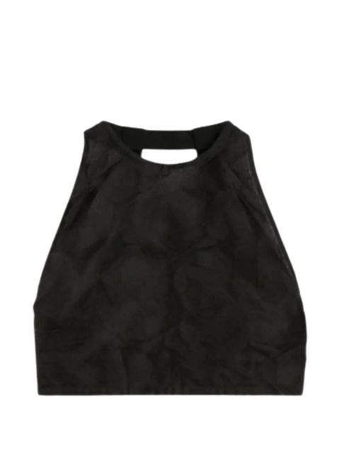 Max Mara Mxsfumetto cut-out crop top - Black - zdjęcie produktu nr 1