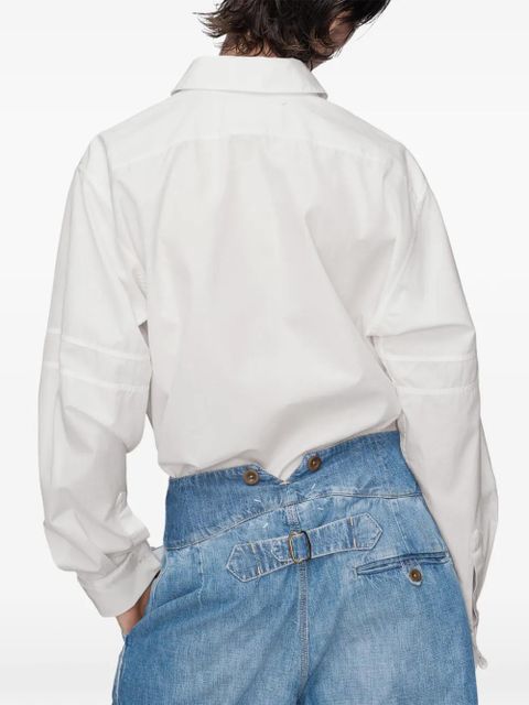 Maison Margiela cotton poplin shirt - White