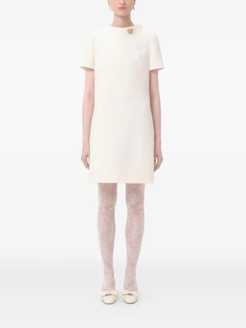 Valentino Garavani heart-detail mini dress - White - zdjęcie produktu nr 2