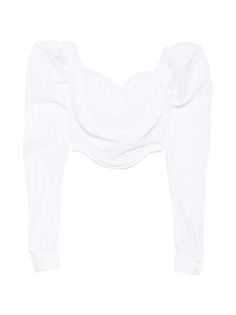Vivienne Westwood Sunday puff-sleeve corset top - White - zdjęcie produktu nr 1