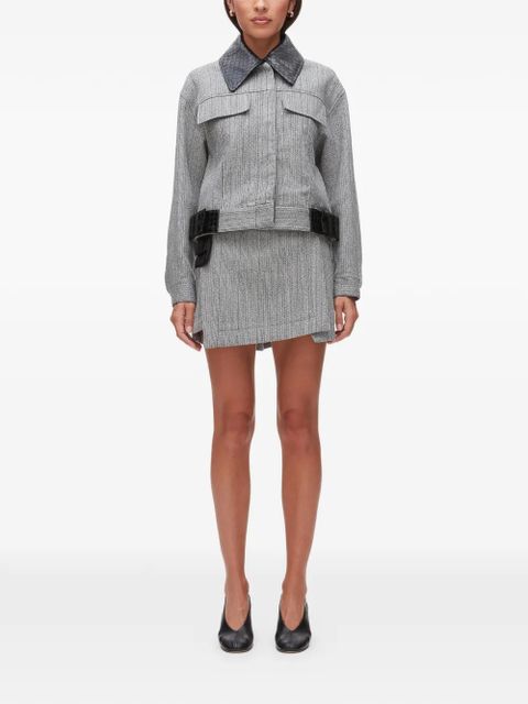 3.1 Phillip Lim flap-pocket jacket - Grey - zdjęcie produktu nr 2