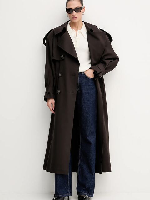 Gestuz sweter wełniany damski kolor beżowy 10910589 - zdjęcie produktu nr 2