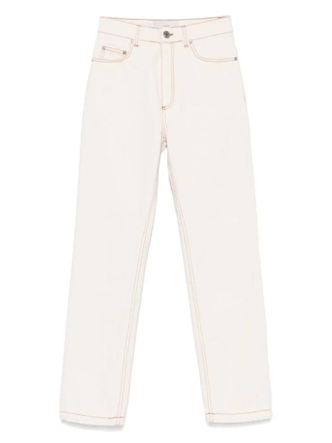 AMI Paris contrasting-stitching jeans - Neutrals - zdjęcie produktu nr 1