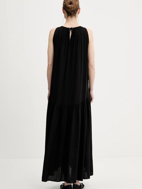 Answear.LAB sukienka kolor czarny maxi rozkloszowana - zdjęcie produktu nr 2