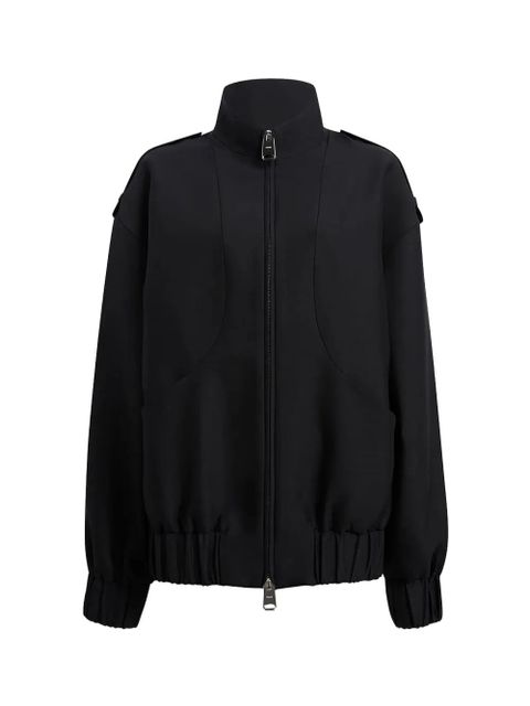 KHAITE Sigi zip high-neck bomber jacket - Black - zdjęcie produktu nr 2