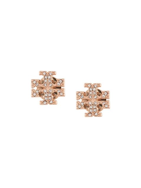 Tory Burch Kira pavé stud earrings - Gold - zdjęcie produktu nr 1