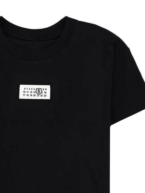 MM6 Maison Margiela logo T-shirt - Black - zdjęcie produktu nr 2