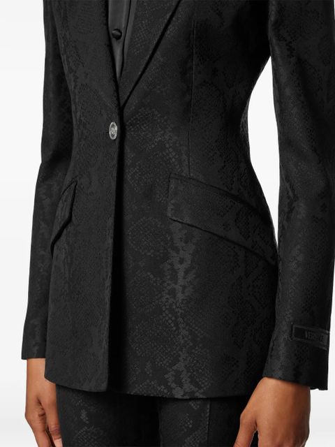 Versace wool-blend blazer - Black