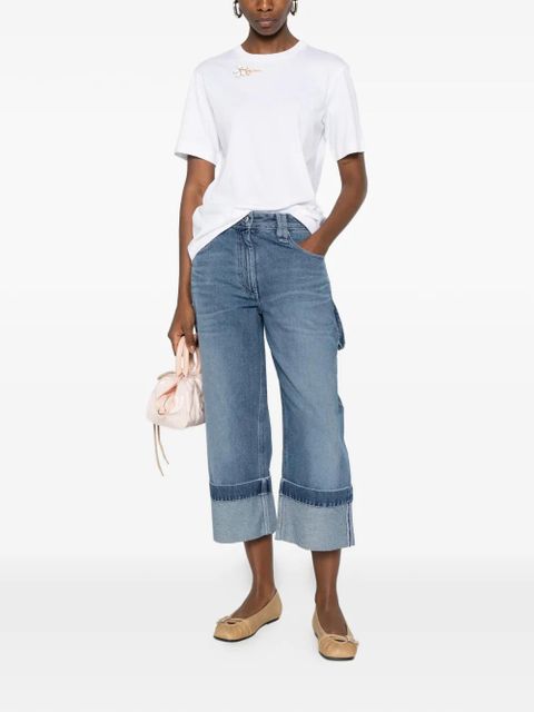 Simone Rocha cuffed jeans - Blue - zdjęcie produktu nr 2