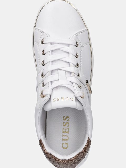 Guess sneakersy BRITZ damskie kolor biały FLFBTZ ELE12