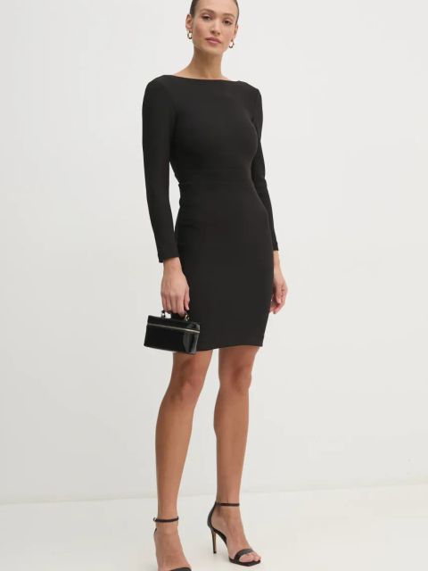 Marciano Guess sukienka CELIA kolor czarny mini prosta 5RGK32 6869Z