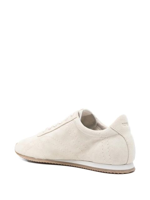 TOTEME Flex suede sneakers - Neutrals