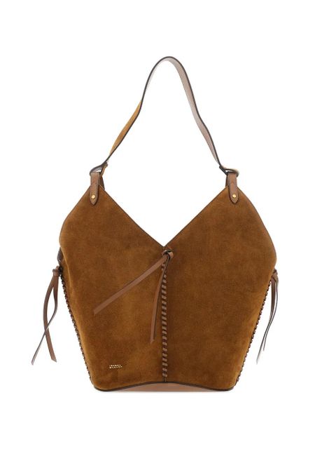 ISABEL MARANT Tampa suede shoulder bag - Brown - zdjęcie produktu nr 1
