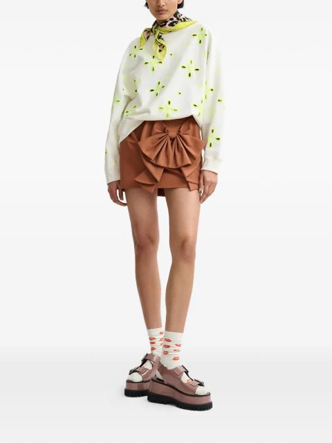 Essentiel Antwerp Jix broderie-anglaise sweatshirt - White - zdjęcie produktu nr 2