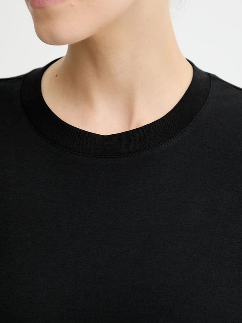 Calvin Klein t-shirt bawełniany damski kolor czarny LV044C216G