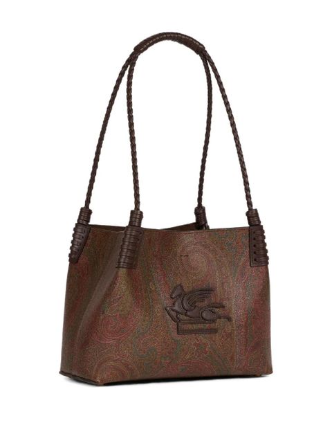 ETRO small Arnica Libra paisley tote bag - Brown