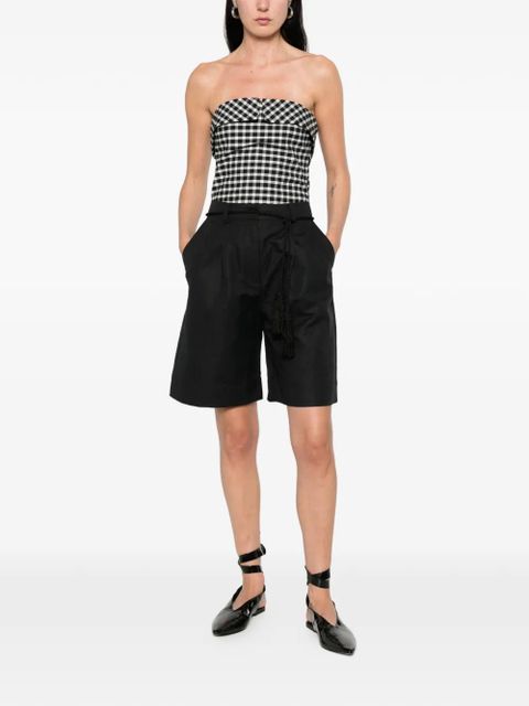 Posse Yvette high-waisted tailored short - Black - zdjęcie produktu nr 2