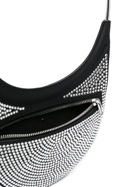 Coperni crystal-embellished Swipe bag - Black