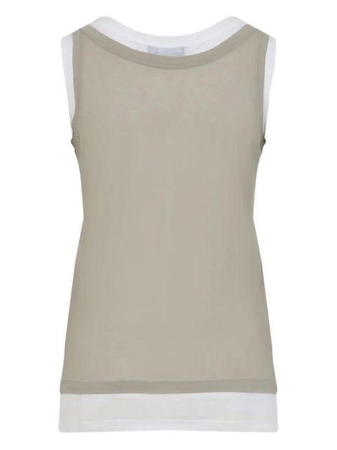 Miu Miu layered sleeveless top - Neutrals - zdjęcie produktu nr 2