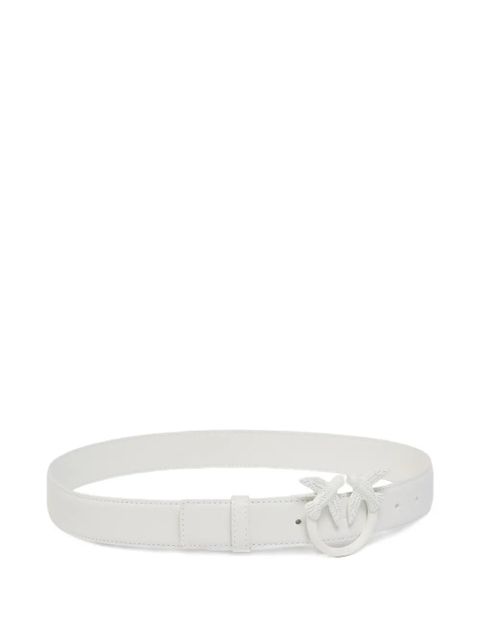 PINKO bird-buckle belt - White - zdjęcie produktu nr 2