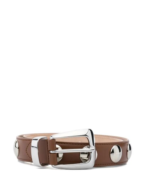 KHAITE Benny studded belt - Brown - zdjęcie produktu nr 1