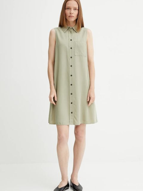 Marc O'Polo sukienka kolor zielony mini prosta 506097521205 - zdjęcie produktu nr 2