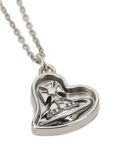 Vivienne Westwood Faye Orb heart necklace - Silver - zdjęcie produktu nr 2