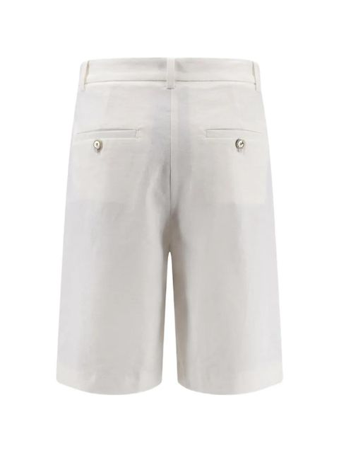 PINKO button pleated shorts - White - zdjęcie produktu nr 2