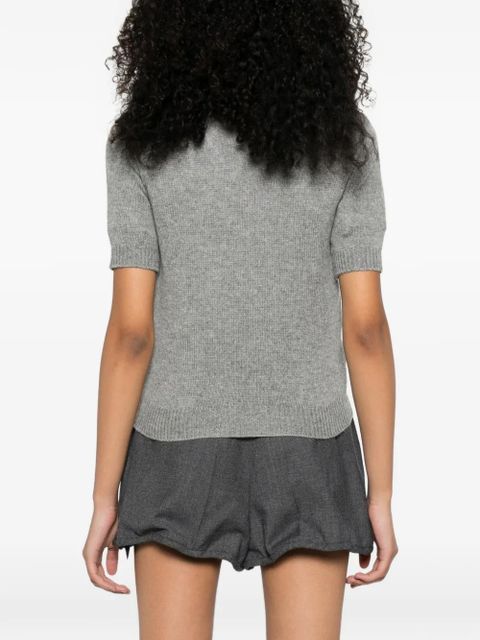 Prada V-neck T-shiry - Grey