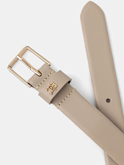 Tommy Hilfiger pasek damski kolor beżowy AW0AW17756 - zdjęcie produktu nr 2