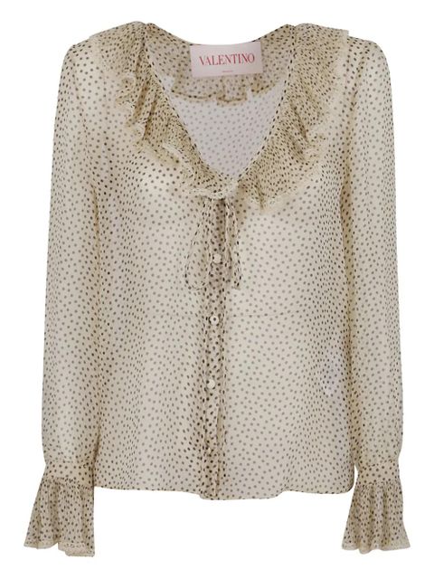 Valentino Garavani silk shirt - Neutrals - zdjęcie produktu nr 1