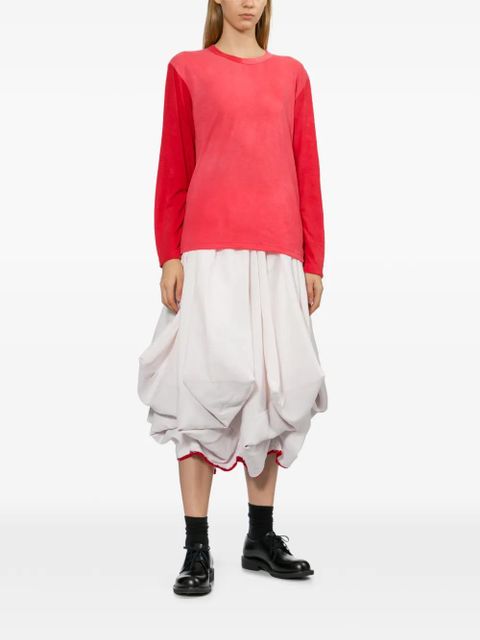 Comme Des Garçons long-sleeve top - Red - zdjęcie produktu nr 2