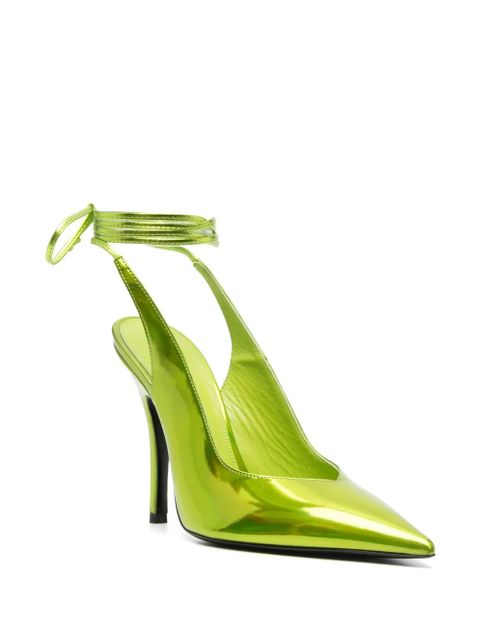 The Attico Venus holographic-effect 105mm pumps - Green - zdjęcie produktu nr 2