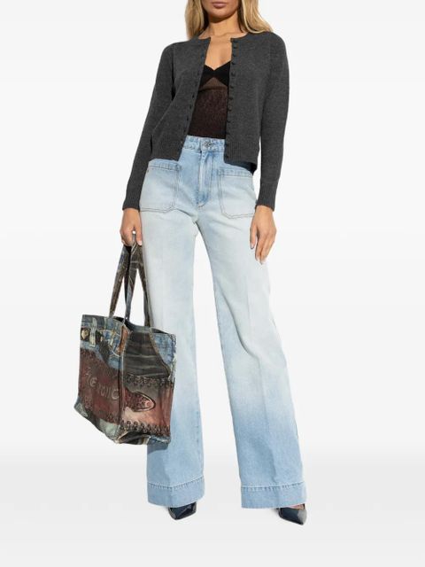 Victoria Beckham ribbed tank top - Black - zdjęcie produktu nr 2