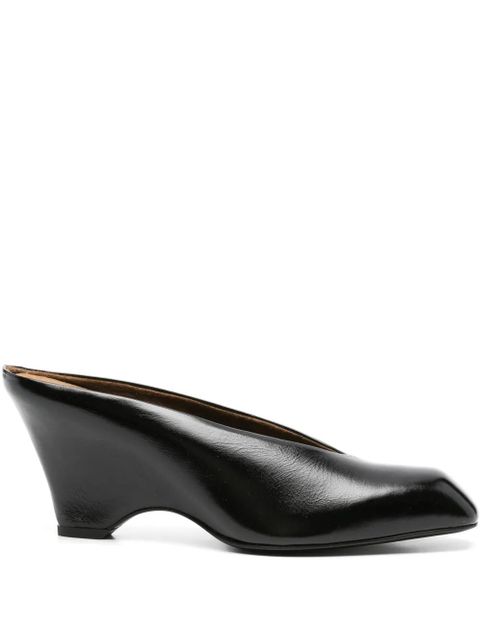 KHAITE wedge-heel mules - Black - zdjęcie produktu nr 1