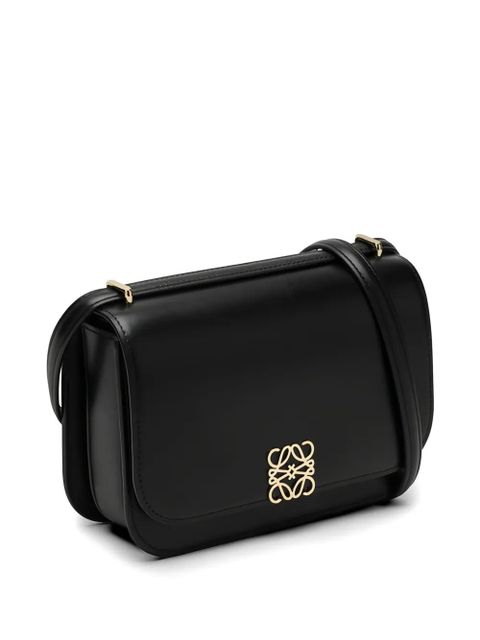 LOEWE Goya logo-detail leather bag - Black