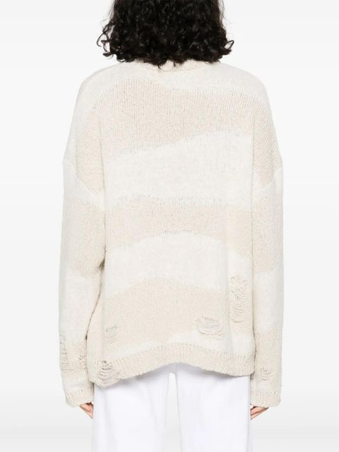 OUR LEGACY distressed sweater - Neutrals