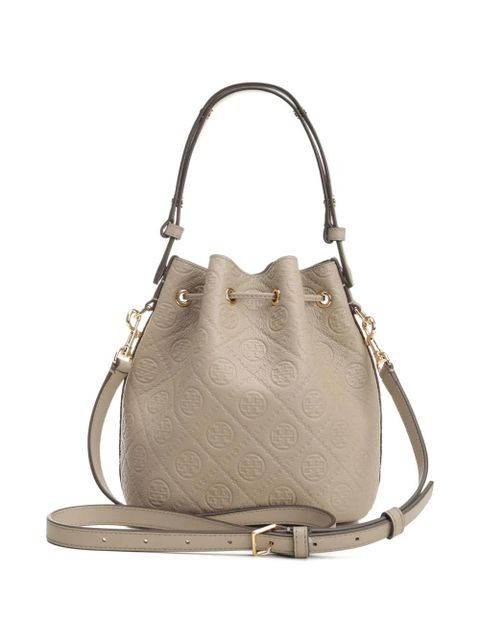Tory Burch embossed-logo tote bag - Neutrals