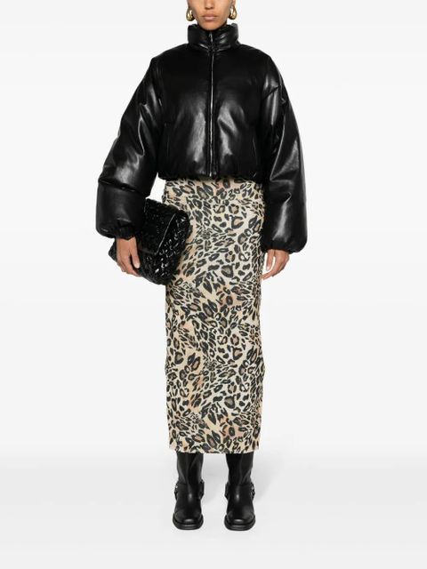 Nanushka cropped puffer jacket - Black - zdjęcie produktu nr 2