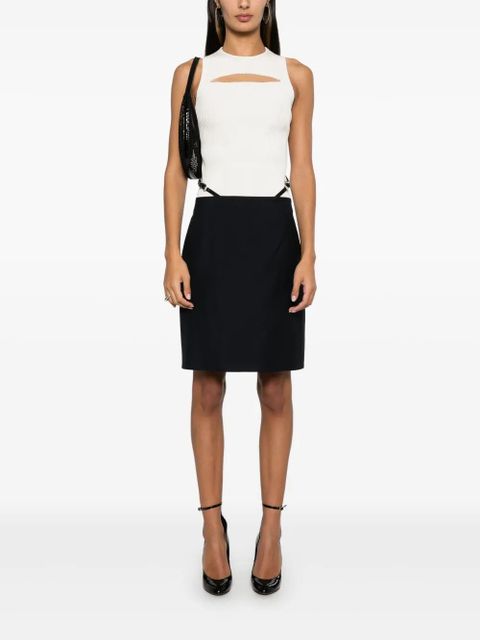 Givenchy belted mini skirt - Blue