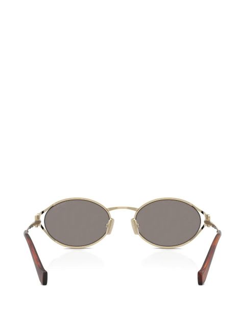 Miu Miu Eyewear round-frame sunglasses - Gold