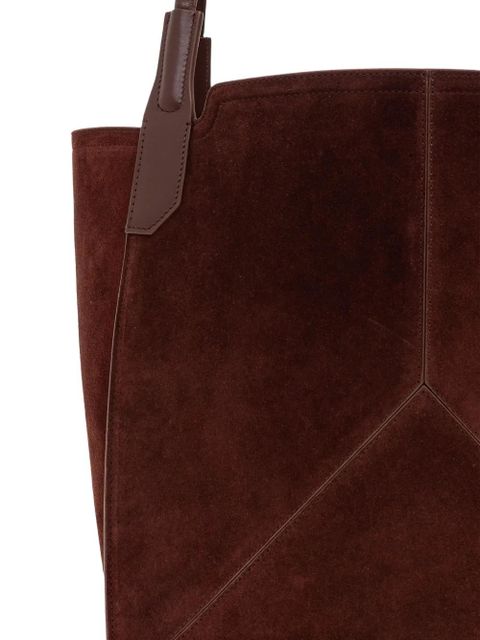 Victoria Beckham logo-detail leather tote bag - Brown - zdjęcie produktu nr 2