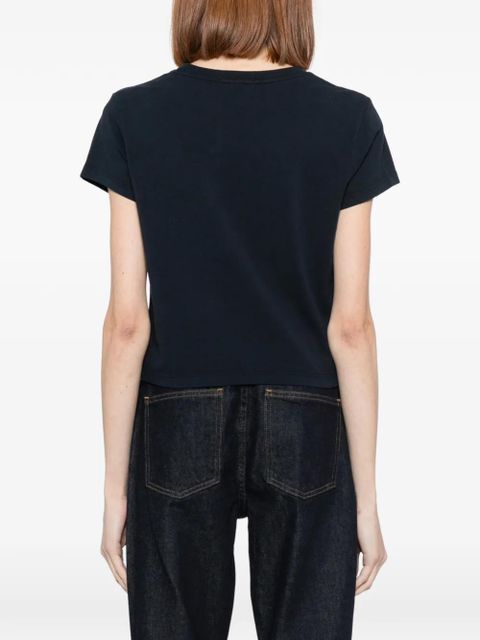 AGOLDE Adine shrunken T-shirt - Blue