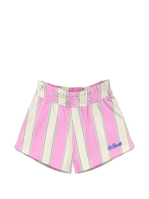 MC2 Saint Barth Maeve striped mini shorts - Pink - zdjęcie produktu nr 1