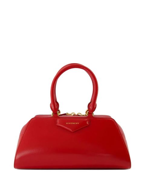 Givenchy Mini Antigona East-West tote bag - Red - zdjęcie produktu nr 1