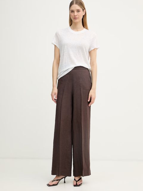 United Colors of Benetton t-shirt damski lniany - zdjęcie produktu nr 1