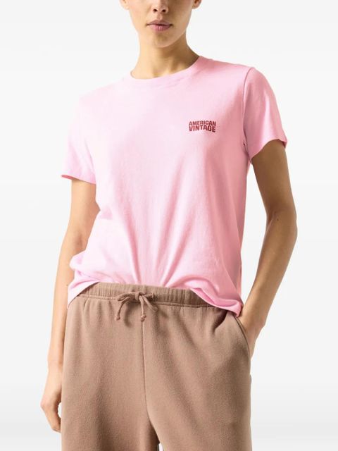 American Vintage crew-neck T-shirt - Pink